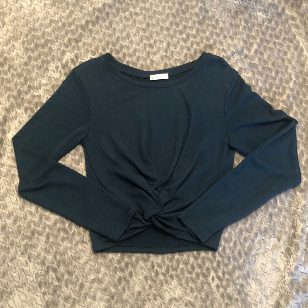 Green long sleeve shirt from cotton on